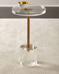Take this brass and marble table series. Acrylic Imported Side Table Horchow Com