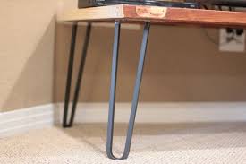 1 2 Square Bar Hairpin Legs Raw Steel Furniture Legs Table Legs Table Base Design