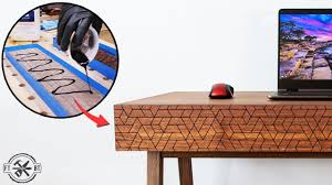 Your masterpiece can start from this creative studio desk. Modern Diy Desk With Hidden Cable Management Youtube