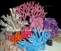 Stream tracks and playlists from white coral reef on your desktop or mobile device. How I Made A Coral Reef On A Cake I Printed Off A Sheet Of Coral Pics And Piped Royal Icing Onto Gr Little Mermaid Cakes Coral Cake Cake Decorating Techniques