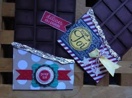 Www Ateliers Scrapbooking Fr Carte Chocolat Tablette De Chocolat Carte