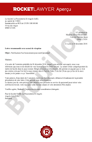 Le licenciement pour motif personnel: Lettre De Licenciement Pour Motif Personnel