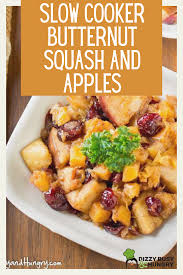 Slow Cooker Butternut Squash And Apples Recipe Instant Pot Dinner Recipes Butternut Squash Butternut