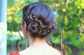 Super easy rope braid twists hairstyle for short hair milabu.co new 😱rope twist easy ponytail 😍 perfect for long, medium & shoulder length hair by another. Rope Twist Updo Homecoming Hairstyles Cute Girls Hairstyles