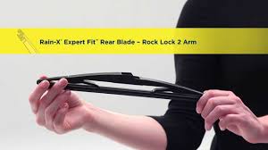 Rain X Expert Fit Rear Wiper Blade Installation Rear Rock Lock 2