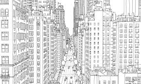 City buildings coloring page from buildings category. Fantastic Cities Steve Mcdonald Google Search Fantastic Cities Coloring Book Coloring Pages For Grown Ups Urban Landscape