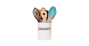 Maybe you would like to learn more about one of these? White Black Large White Utensil Holder Kitchen Utensil Crock To Organise Your Kitchen Gadgets And Cooking Utensils Big Farmhouse Utensil Kitchenware Holder Matt Blatt