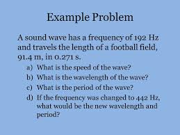 A wave with a frequency of 14 hz has a wavelength of 3 meters. Chapter 14 Notes Vibrations And Waves Section 14 1 Objectives Use Hooke S Law To Calculate The Force Exerted By A Spring Calculate Potential Energy Ppt Download