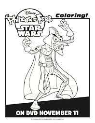 Funny free phineas and ferb coloring page to print and color. Phineas And Ferb Star Wars Coloring Page Mama Likes This Coloring Pages Phineas And Ferb Colouring Pages Disney