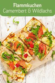 Flammkuchen Mit Ziegen Camembert Und Kodiak Wildlachs Rezept Rezept Flammkuchen Wildlachs Leckere Weihnachtsrezepte