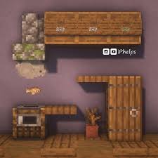 A Cool Rustic Kitchen Idea Minecraftbuilds In 2020 Minecraft House Designs Minecraft Designs Minecraft Projects
