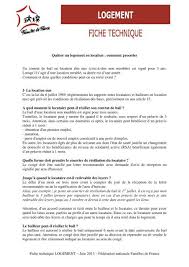 Comment envoyer une lettre de préavis de 3 mois ? Fiche Technique Logement Familles De France