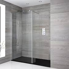 Compare prices & deals from home today! Milano Portland Recessed Walk In Shower Enclosure With Slate Tray And Hinged Return Panel Choice Of Sizes