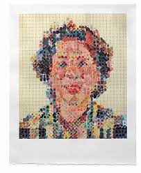 Charles thomas close best known as chuck close was born in monroe, washington to leslie durward close and mildred wagner close. Leslie 1986 Chuck Close Wikiart Org