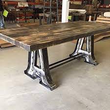 Alaterre furniture modesto 48 reclaimed wood entryway bench by bolton furniture, inc. Barn Wood Dining Table With Steel A Frame Base Driftwood Furnitures