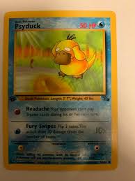 If the pokémon lets its strange power erupt, apparently the pain subsides for a while. Pokemon Individual Cards Toys Hobbies Psyduck Non Holo 1999 Wotc Pokemon Card 53 62 Fossil Set Top Loaded Ply Nm