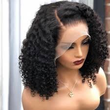 Black Curly Wigs & Hairpieces for sale