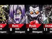All Shinigami in Death Note - YouTube