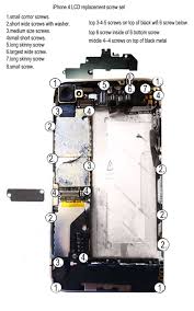 Organized Iphone 5s Screw Size Iphone 5c Screw Chart Pdf