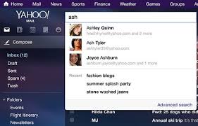 a new view when you search for people in yahoo yahoo mail