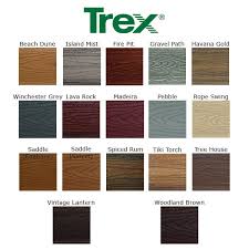 Trex Color Chart Hexmesses Com