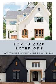 Neutral shades strike a perfect balance between warm and cool shades. Top 10 Exterior Finishes In 2020 Seeking Lavender Lane Modern Farmhouse Exterior House Paint Exterior White Exterior Houses