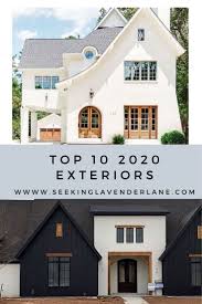 Feb 25, 2021 · if you painted the exterior of your home in a commanding color, use a soft and versatile shade of gray on your front porch to tone things down. Top 10 Exterior Finishes In 2020 Seeking Lavender Lane Modern Farmhouse Exterior House Paint Exterior White Exterior Houses