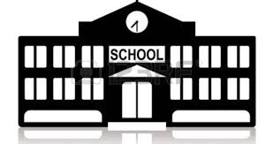 Black And White Transparent Background Building Clipart School Building In Black And White School Building Building Silhouette Building Images