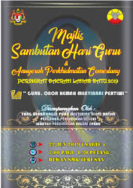 This entry was posted in hari guru. E Book Majlis Sambutan Hari Guru Daerah Lahad Datu 2019 By Rick Andrew464 Issuu
