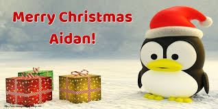 Merry Christmas Aidan!