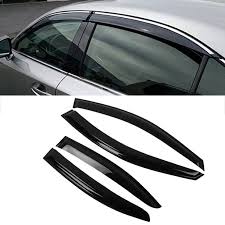 Us saleshould i get carshield? Gupbes Window Visors Car Shield Deflectors 4pcs Set Car Side Window Door Sun Shield Guard Visor Fit For Lexus Is250 06 13 Black Walmart Com Walmart Com