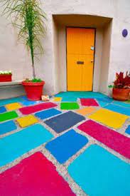 Rustic lettered flooring we genuinely love this painted floor idea. 170 Paint Your Floor Ideas Painted Floors Painted Floor Painted Wood Floors