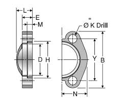 48fcs1s Fcs Code 61 62 Flange Clamps Split