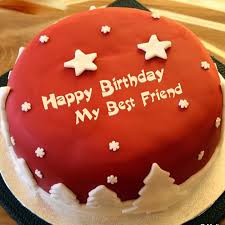 This free original version by 1 happy birthday replaces the traditional happy birthday to you song and can be downloaded free as a mp3, posted to facebook or sent as a birthday link. Birthday Cake Photo For Best Friend Happy Birthday Wishes
