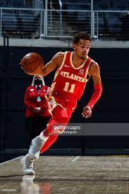 Trae Young Of The Atlanta Hawks Handles The Ball Against The In 2021 Trae Young Atlanta Hawks Atlanta
