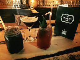 Imagine an old fashioned designed with a spiced rum and you're on the right path to the old kraken. Our Fantastic Kraken Cocktails Picture Of Captain Jack S Newquay Tripadvisor