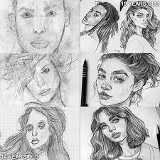 5 Years Difference A Comparison Of My Pencil Sketches Now I Know I Ve Mentioned This A Few Times On My Instagram Stories But Art Sketches Character Design