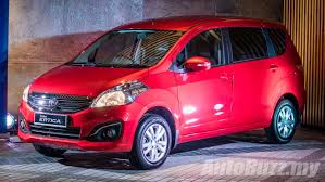 Transmission specs include 5 speed manual with strut front and torsion beam rear suspension. Enhanced Proton Ertiga Xtra Launched In Malaysia Priced From Rm56k Autobuzz My