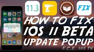 How To Fix Remove A New Ios Update Is Now Available Please Update From Ios 11 Beta Youtube