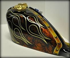 Lowbrow Customs Custom Motorcycle Parts For Harley Davidson Triumph And Yamaha Bobber A Custom Motorcycle Paint Jobs Custom Paint Motorcycle Gas Tank Paint