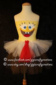 Custom Spongebob Inspired Tutu Dress Perfect For Halloween Etsy Tutu Dress Birthday Gift Photo Tutu