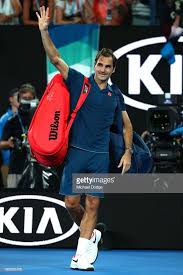 Want to emulate the top tennis players like andy murray and roger federer? Roger Federer In Australia Open 2019 Wilson Tennis Bag Dna 12 Racket Bag Uniqlo Tennis Outfit Perfec Wilson Tennis Bags Tennis Racquet Bag Tennis Racquet