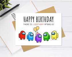 21,000+ vectors, stock photos & psd files. Among Us Birthday Card Cute Unique Greeting Card Birthday Etsy