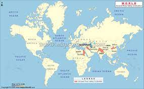 Ancient river valley civilizations 1. World Map River Valley Civilizations