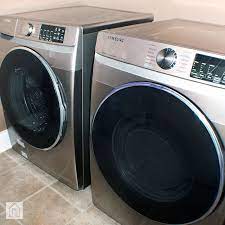 Samsung front load stackable washer and dryer set. Samsung Wf45r6300 Smart Washer And Dve45r6300 Dryer Review