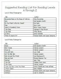 Student Book List S For Grades 1 8 Complete With Dra Conversion Chart