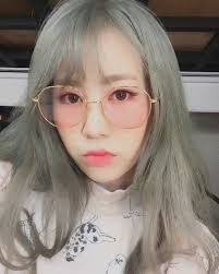 She is part of a girl . Pinterest Park Jimin Park Jimin 15 Gray Hair Beauty