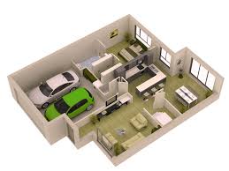More than 300 small house plans for any land with 3d visualization and сalculate cost to build. 3d Small House Plans For Modern Home Floor Layout Floorplans Housefloorplans Tinyhouseplans Small House Plans Home Design Plans 3d House Plans