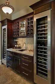Built In Wine Cooler Cabinets Home Wine Cellars Kitchen Design Gallery Bars For Home