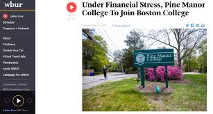 Pine Manor College Reaches Agreement For Acquisition By Boston College College Boston College Manor
